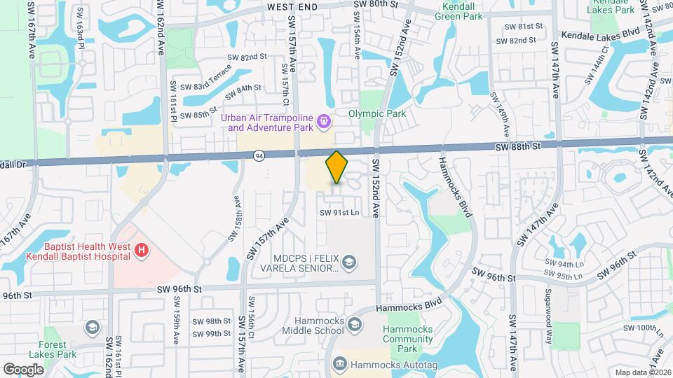 9064 SW 153rd Ct Mapa y Detalles de la Ubicación