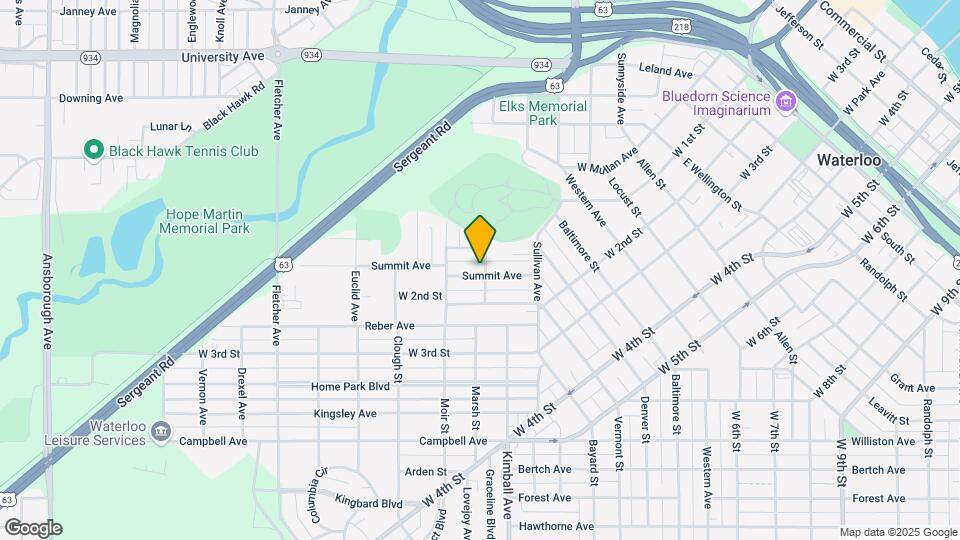 202 Summit Ave Map and Location Details