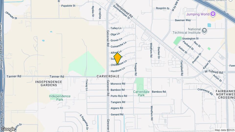 10119 Chickasaw Ln Map and Location Details