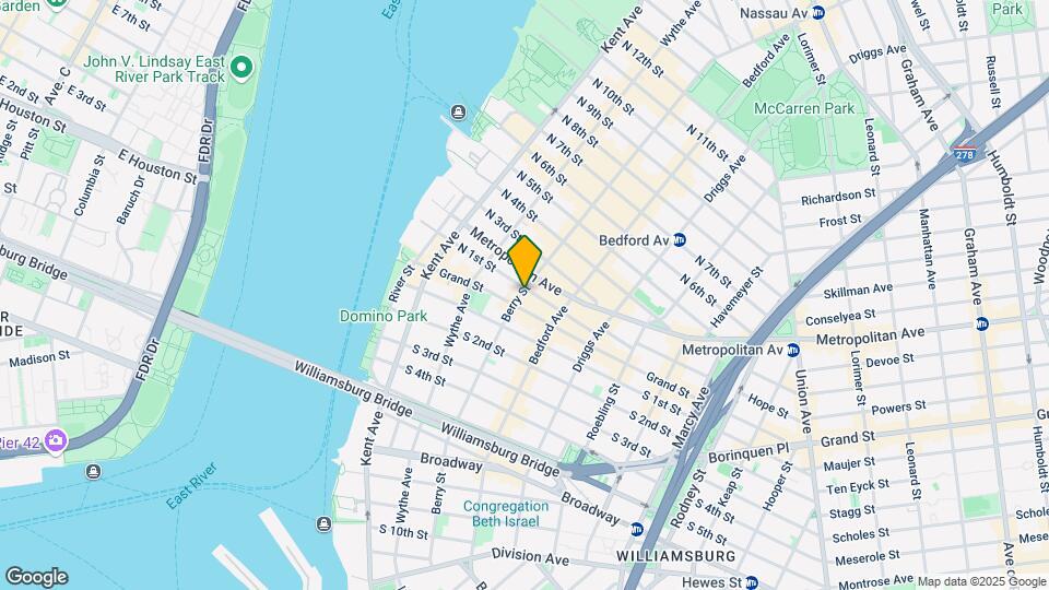 235 Berry St Mapa y Detalles de la Ubicación