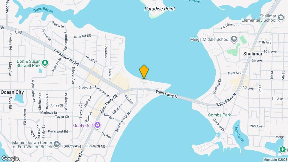 810 Eglin Pkwy NE Map and Location Details