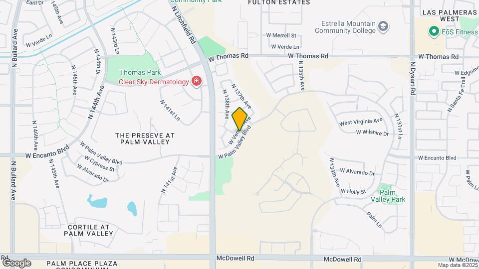 13781 W Vernon Ave Map and Location Details