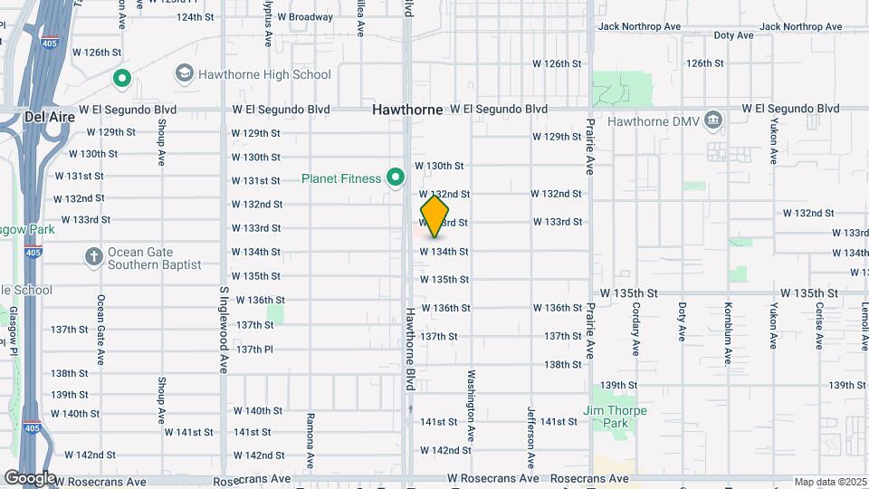 4381 W 134th St Map and Location Details