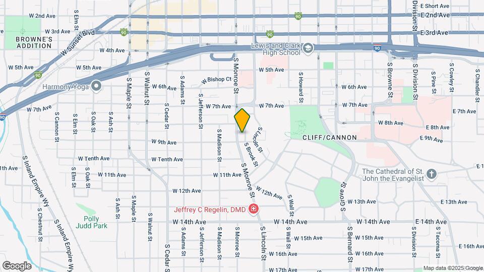 820 S Lincoln Pl Map and Location Details