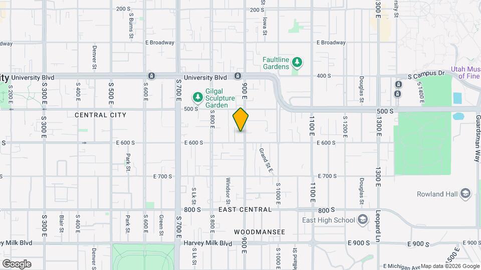 568 S 900 E Map and Location Details