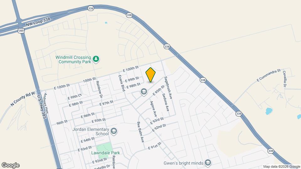 9603 Mojave Ave Map and Location Details