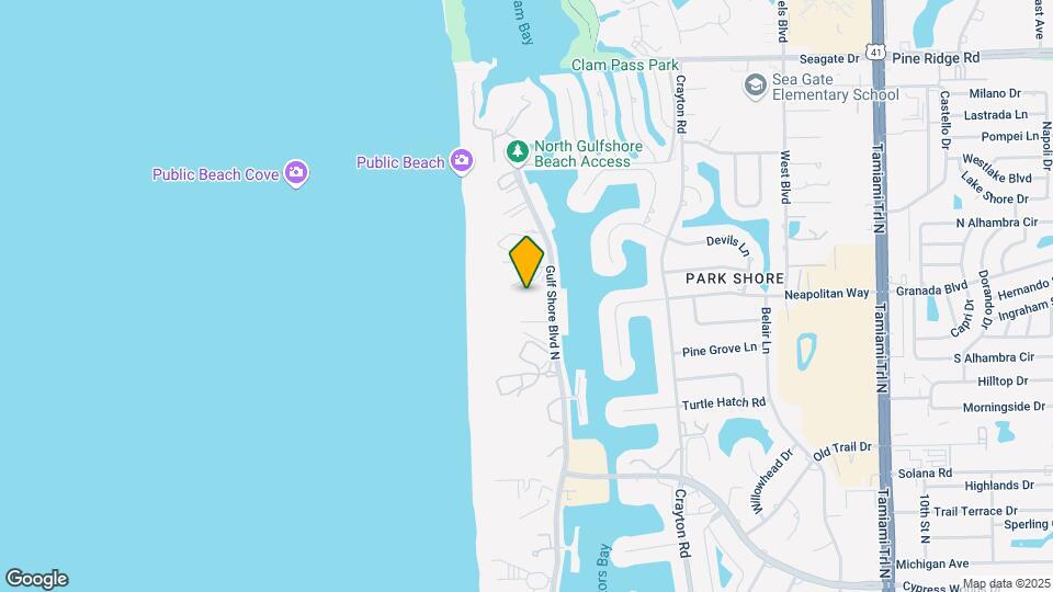 4551 Gulf Shore Blvd N Map and Location Details