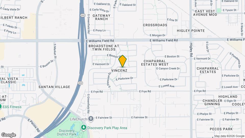 2667 E Canyon Creek Dr Map and Location Details