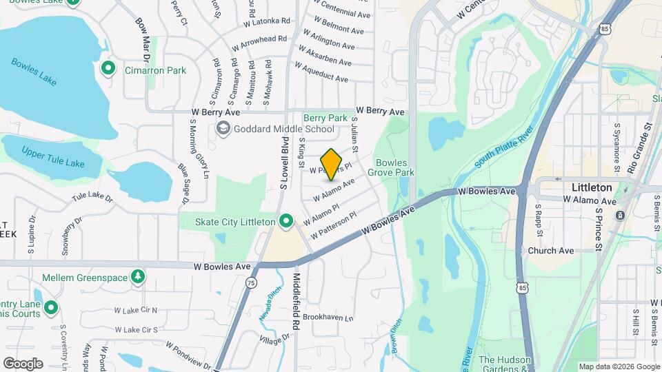 3487 W Alamo Ave Map and Location Details