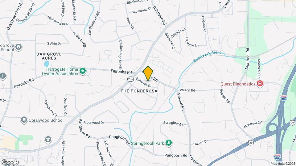 2888 Bonanza Dr Map and Location Details