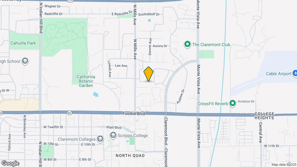 576 Blaisdell Dr Map and Location Details