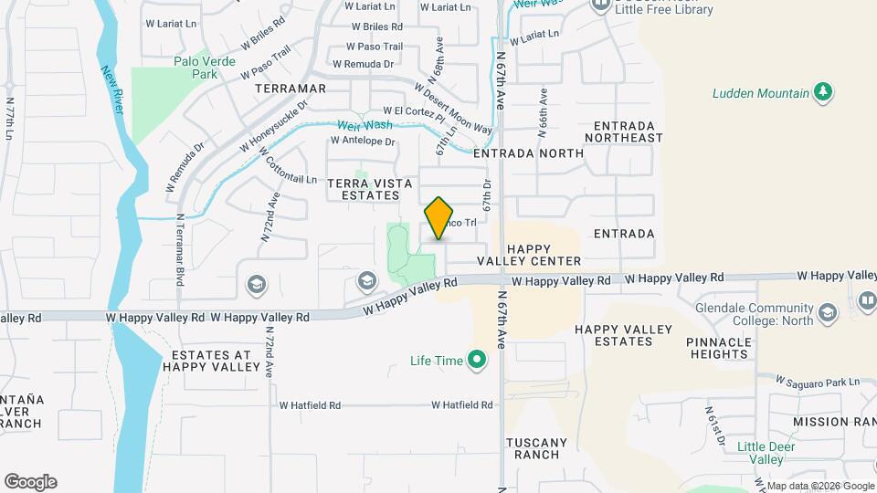 25084 N 68th Ave Map and Location Details