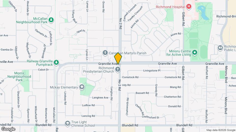 5980 Granville Av Map and Location Details