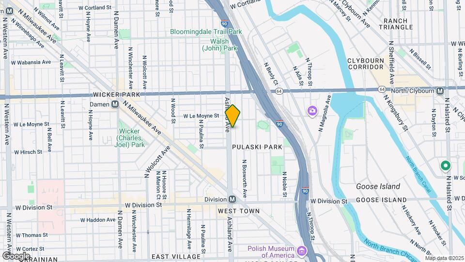 1435-1439 N Ashland Ave Map and Location Details