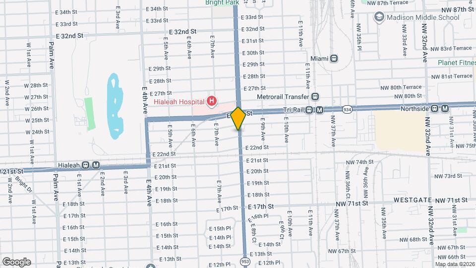 791 E 23rd St Map and Location Details