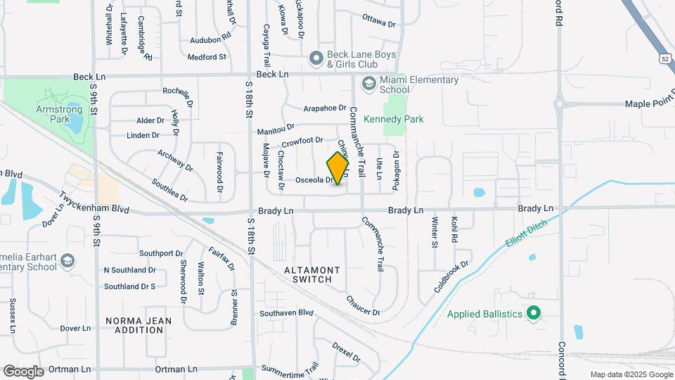 2208 Shasta Dr Map and Location Details
