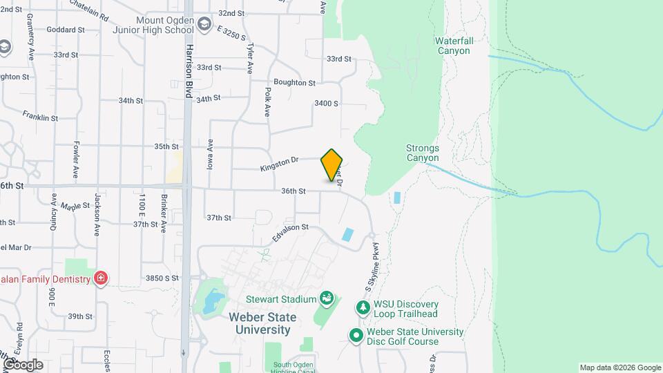 1516 36th St Map and Location Details