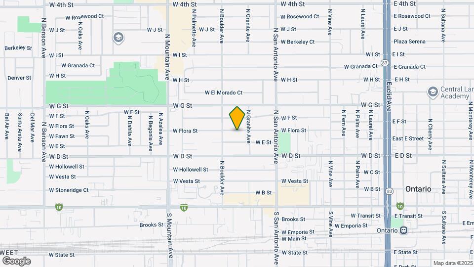 827 W Flora St Map and Location Details