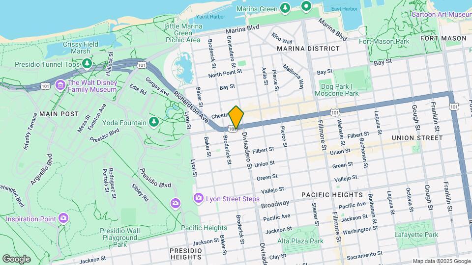 2539 Lombard St Map and Location Details