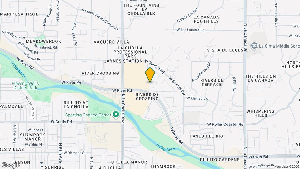 5453 N Little River Ln Map and Location Details