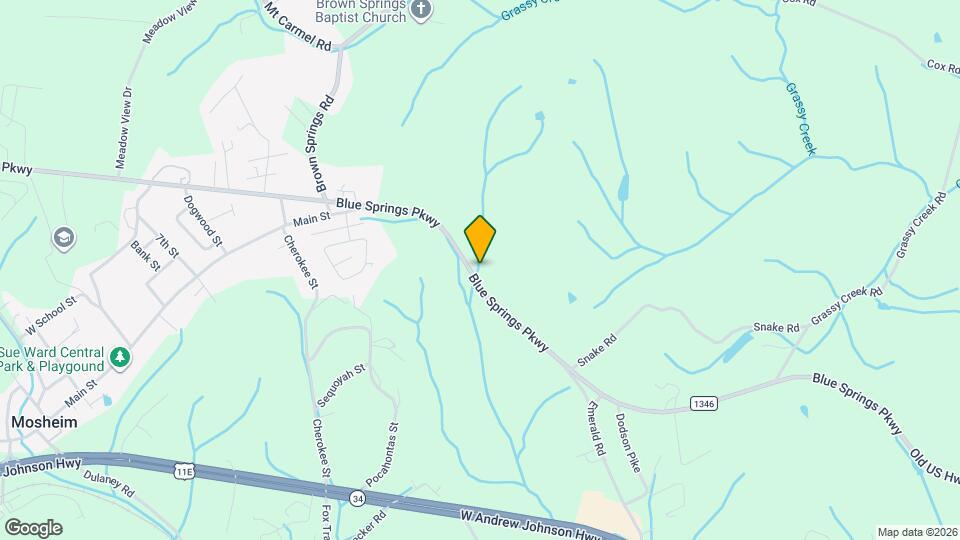 6720 Blue Springs Pkwy, Unit #1 Map and Location Details