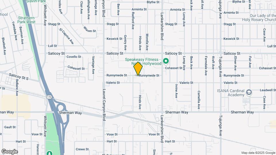 11828 Runnymede St Mapa y Detalles de la Ubicación