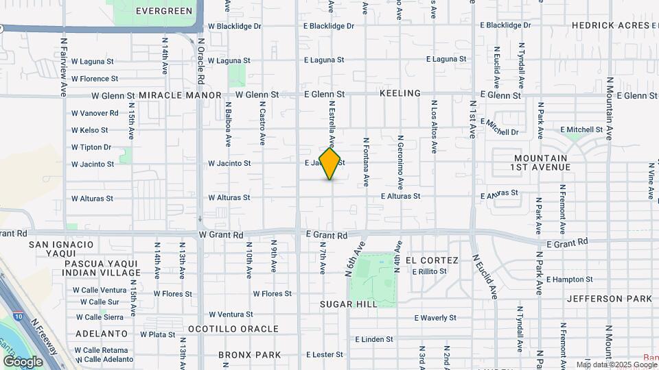 2519 N Estrella Ave Mapa y Detalles de la Ubicación