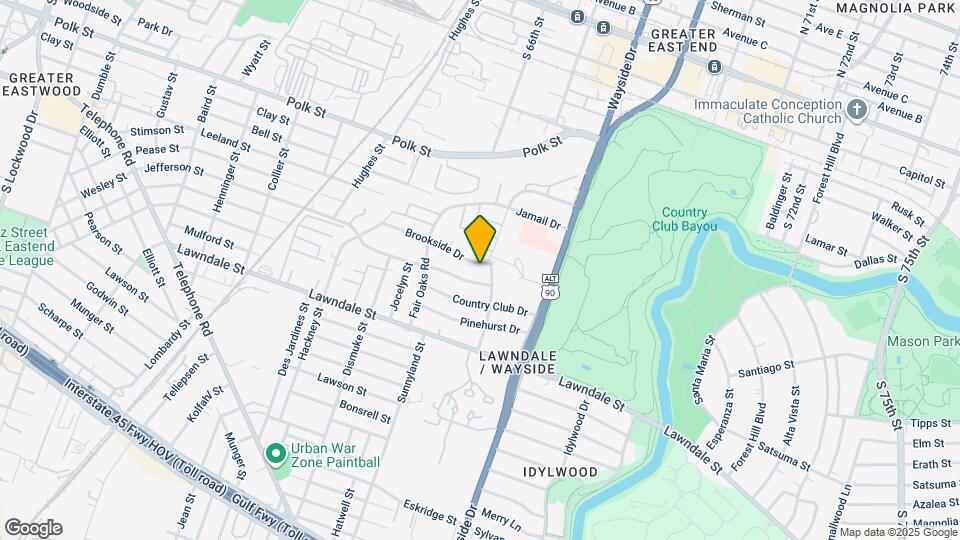 6446 Brookside Dr Map and Location Details