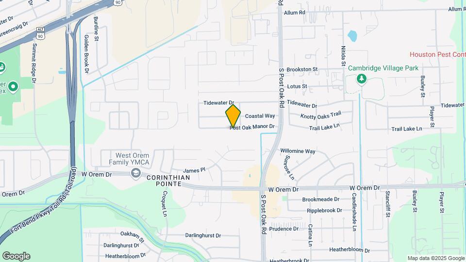 5639 Post Oak Manor Dr Map and Location Details