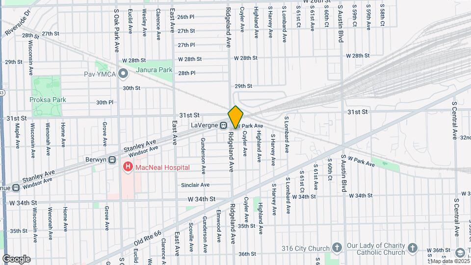 3111 S Ridgeland Ave Map and Location Details