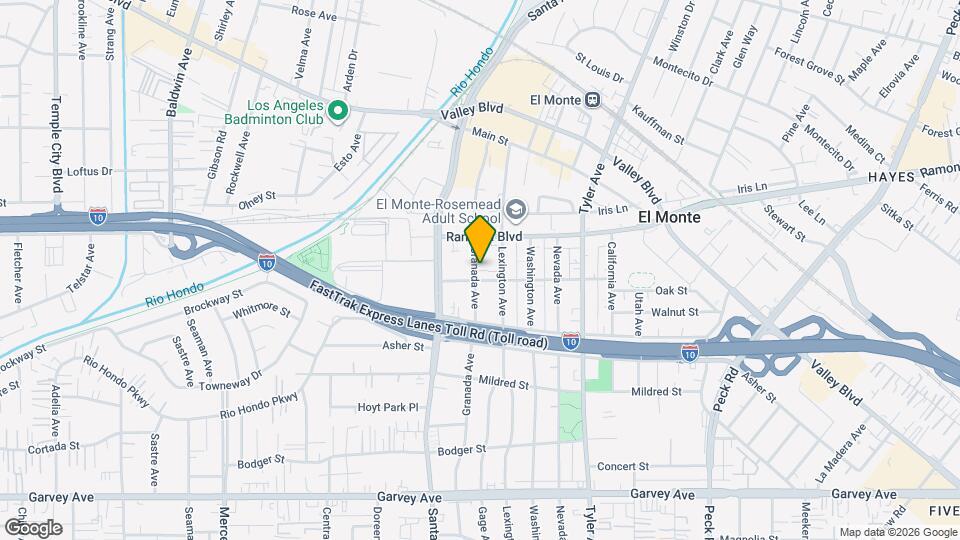 3416 Granada Ave Map and Location Details