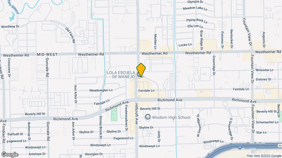 2909 Hillcroft St Map and Location Details