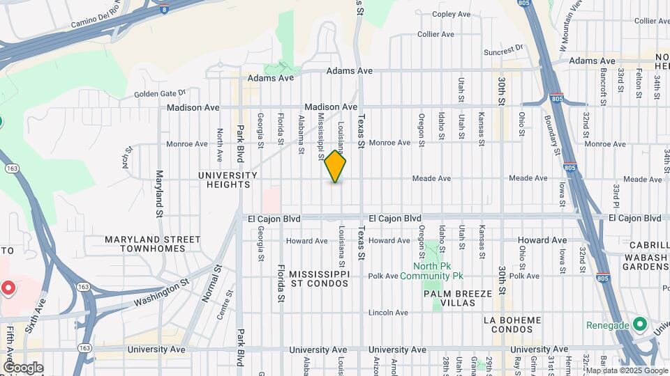 4376 1/2 Louisiana St Map and Location Details