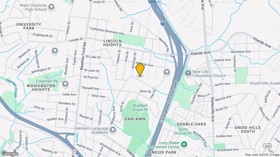 1529 Newcastle St Map and Location Details