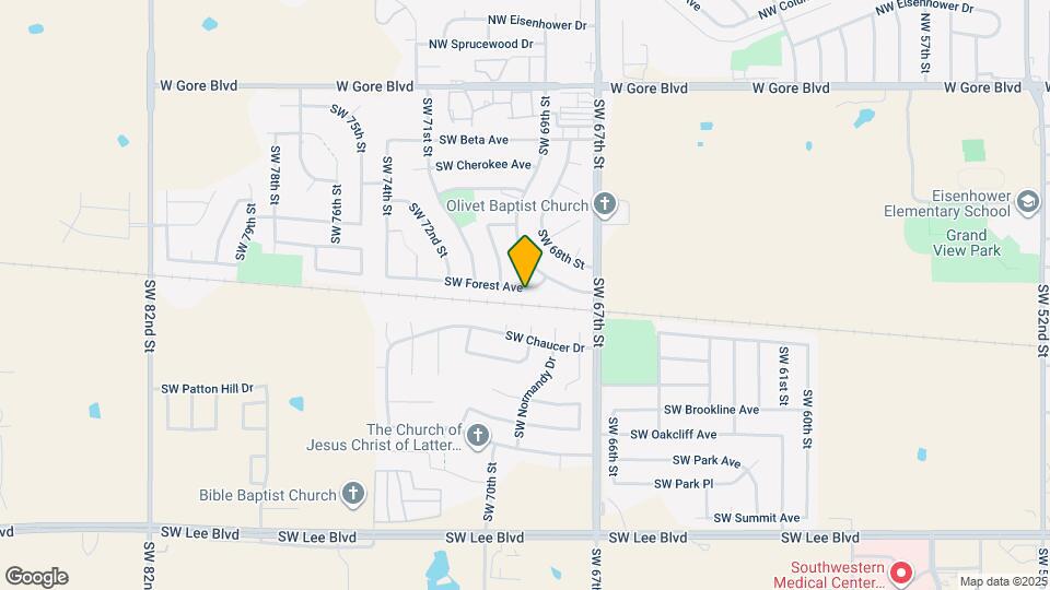 6910 SW Forest Ave Map and Location Details