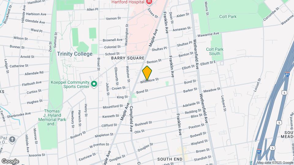 75 Whitmore St Map and Location Details