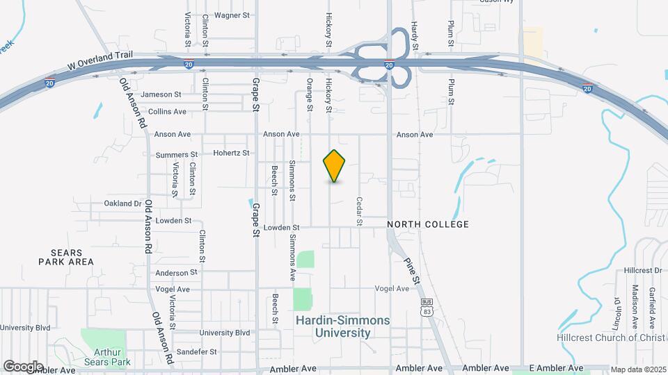 2817 Hickory St Map and Location Details