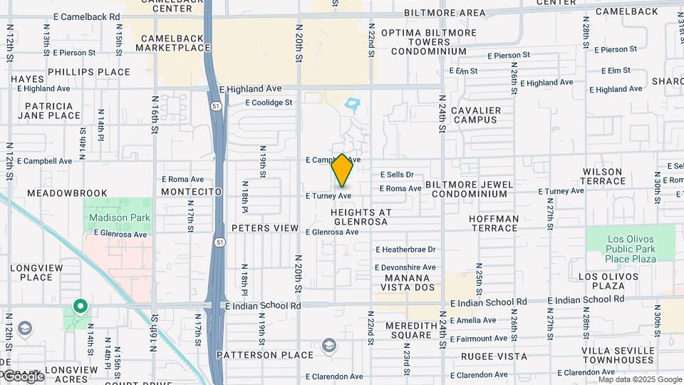 21st Street Map and Location Details