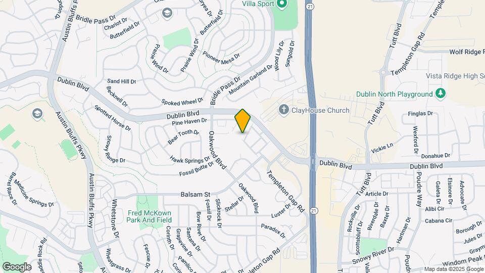 5608 Shamrock Heights Map and Location Details