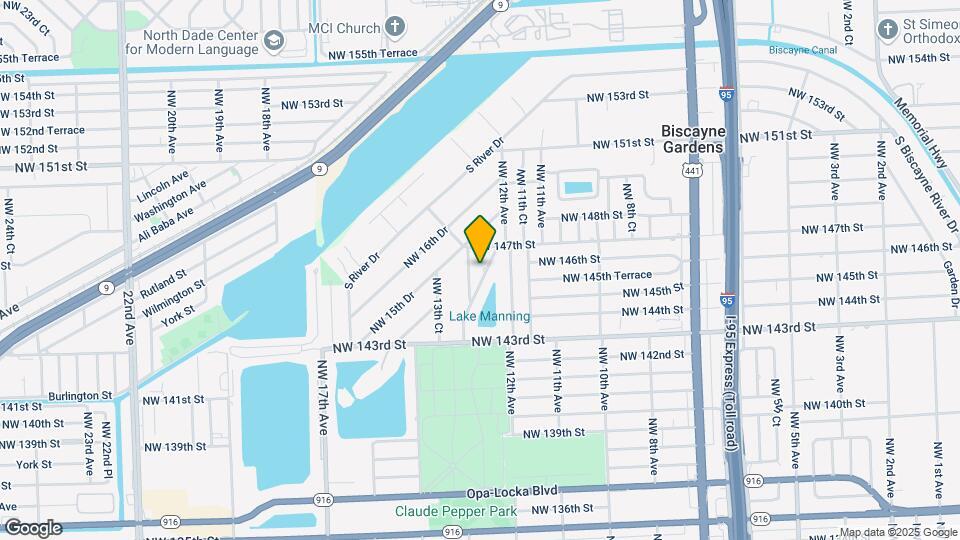 14602 NW 13th Rd Map and Location Details