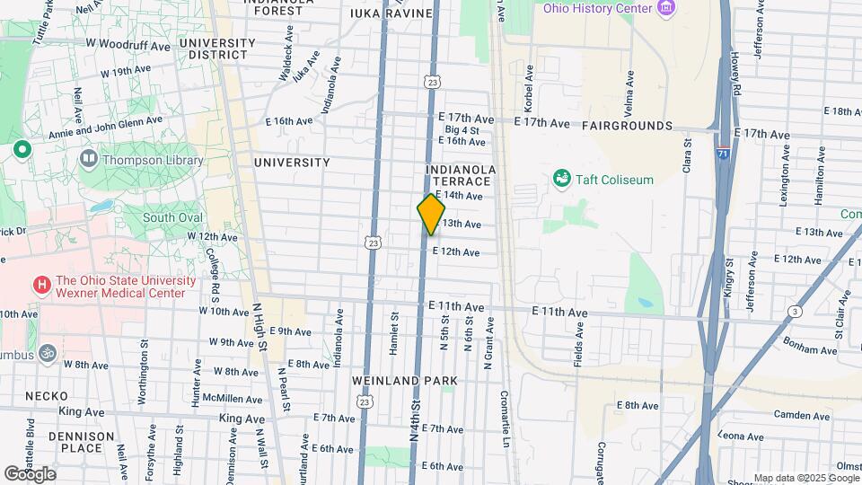 1638 N 4th St Map and Location Details