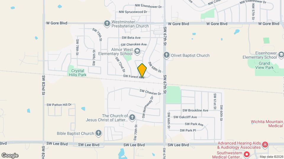 6914 SW Forest Ave Map and Location Details