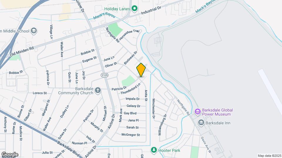 3301 Thunderbird Ln Map and Location Details