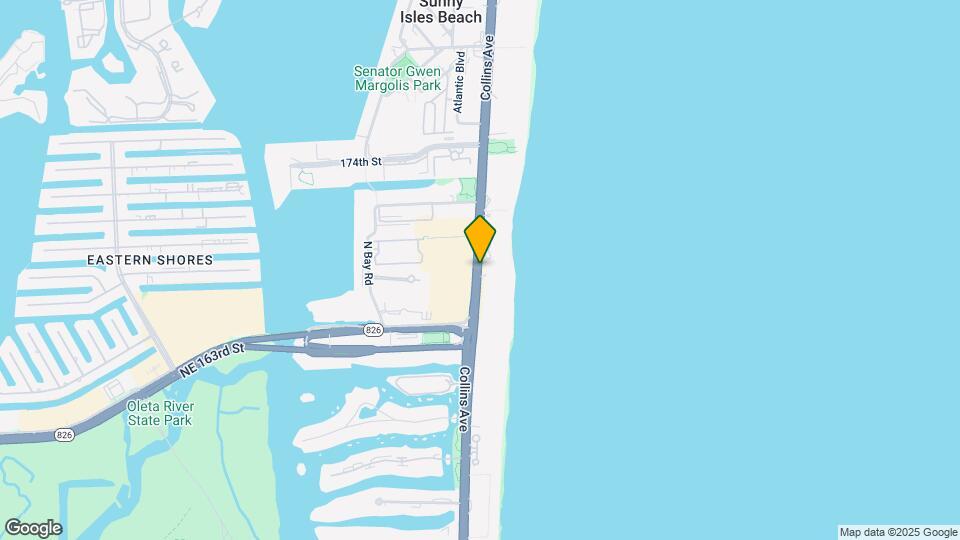 16763 Collins Ave Map and Location Details