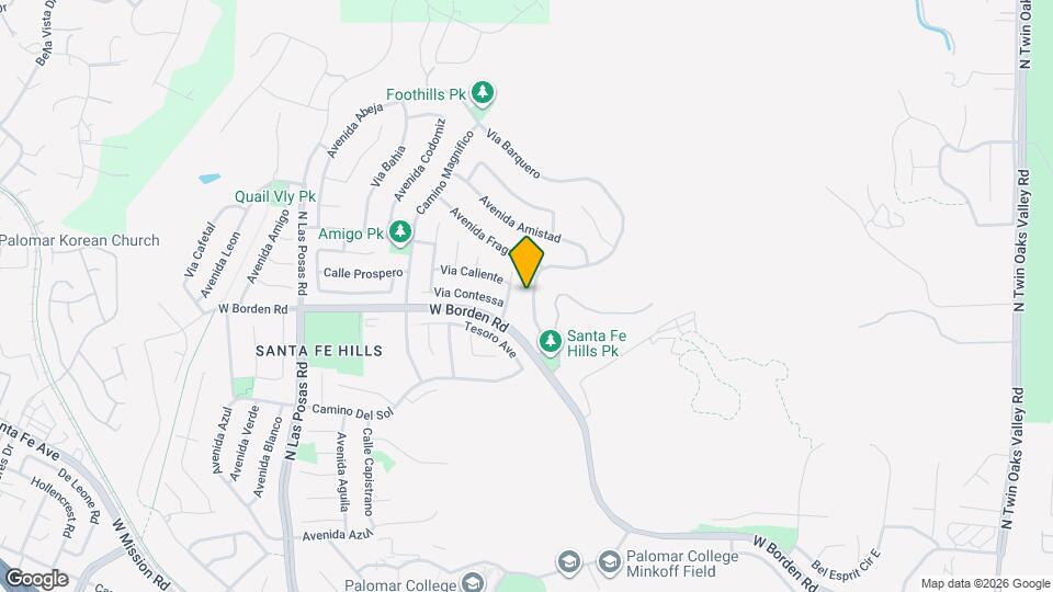 730 Via Barquero Map and Location Details