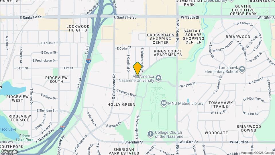 520 S Meadowbrook Ln Mapa y Detalles de la Ubicación