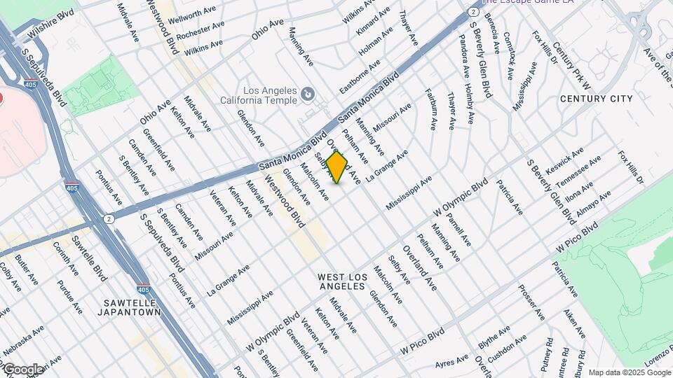 1943 Selby Ave Map and Location Details