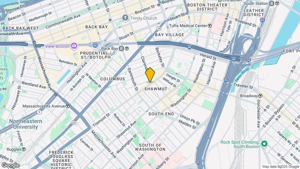 567 Tremont St Map and Location Details