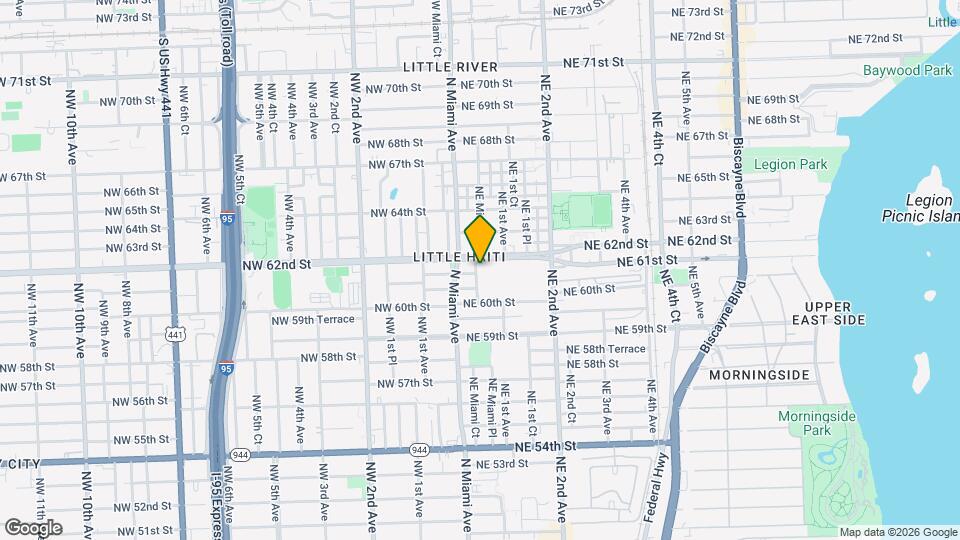 6101 NE Miami Ct Map and Location Details