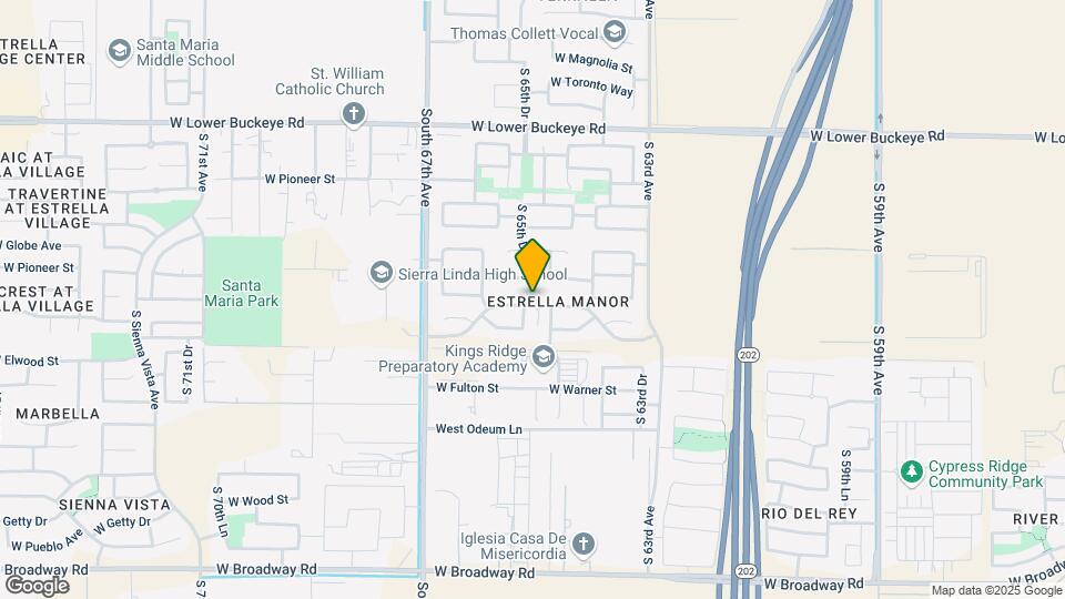 6502 W Elwood St Map and Location Details